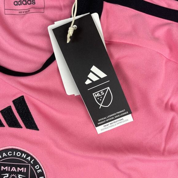 Inter Miami CF Men's Adidas XX-Large Pink Black Aeroready Home Stadium Jersey - Picture 5 of 11